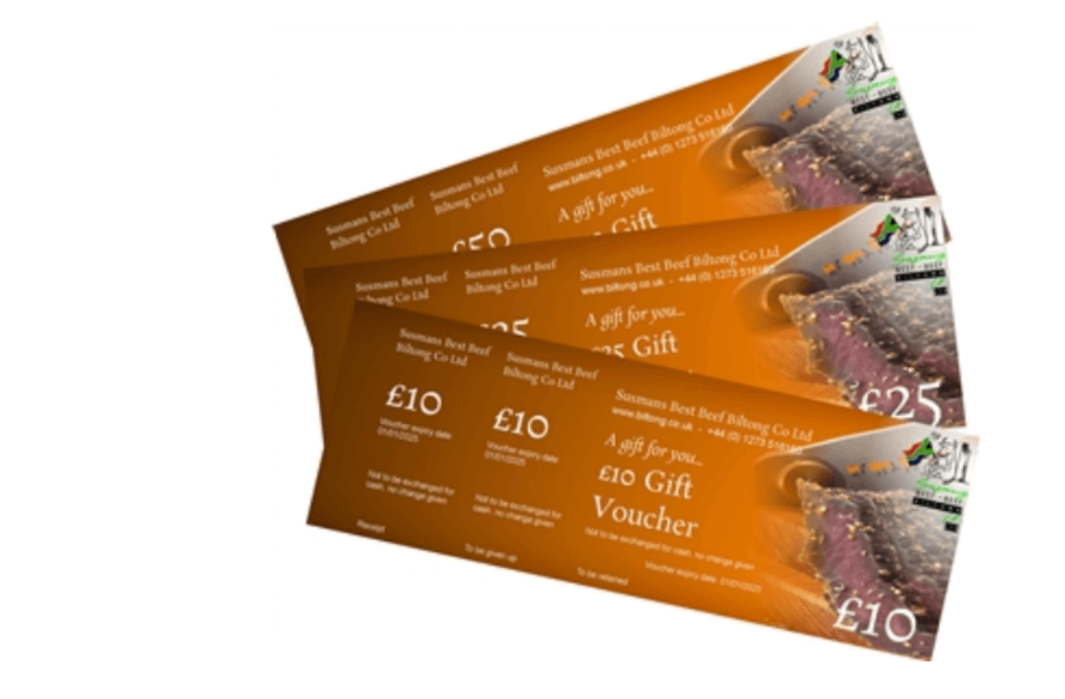 susmans biltong gift voucher